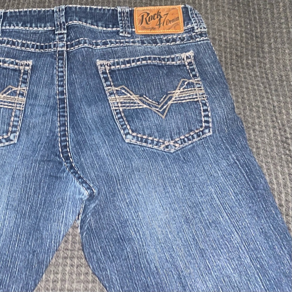 Wrangler Rock47 Slim Straight Jeans 38"Waist 27" Length